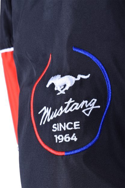 Mustang Bomber Jacket, Black /Red - Image 5